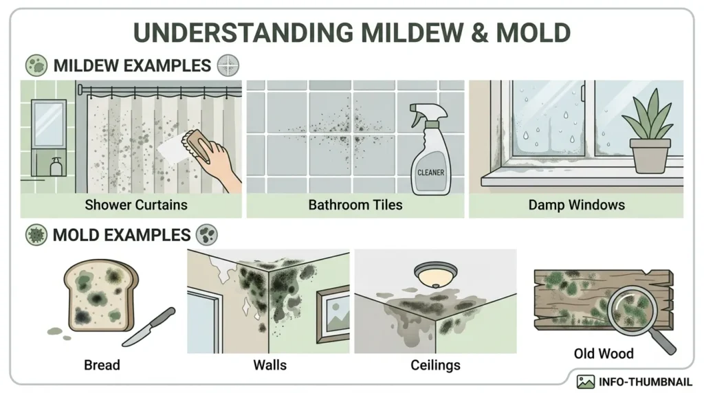 Real Life Examples With Mildew and Mold