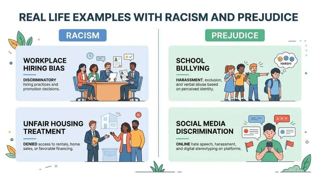 Real Life Examples with Racism and Prejudice