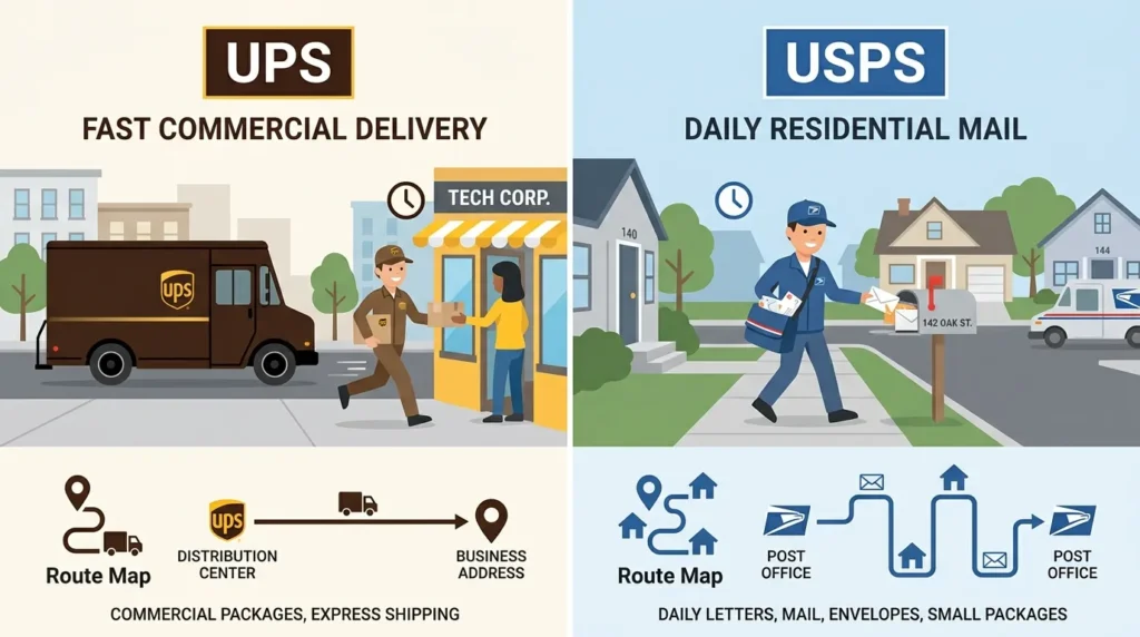 UPS vs USPS in Real Life Scenarios