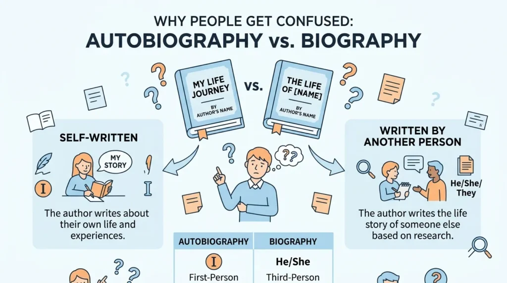 Why People Get Confused Between Autobiography and Biography