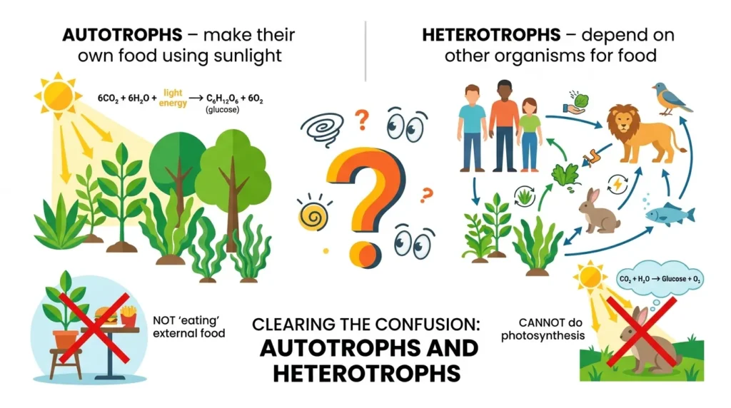 Why People Get Confused Between Autotroph and Heterotroph
