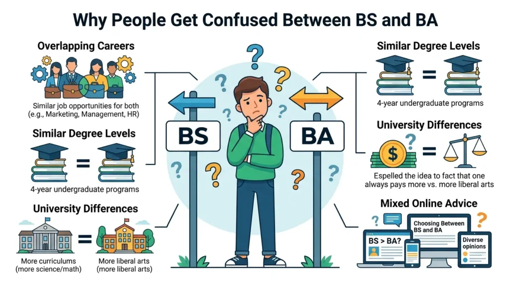 Why People Get Confused Between BS and BA