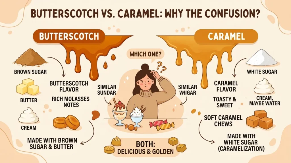 Why People Get Confused Between Butterscotch and Caramel