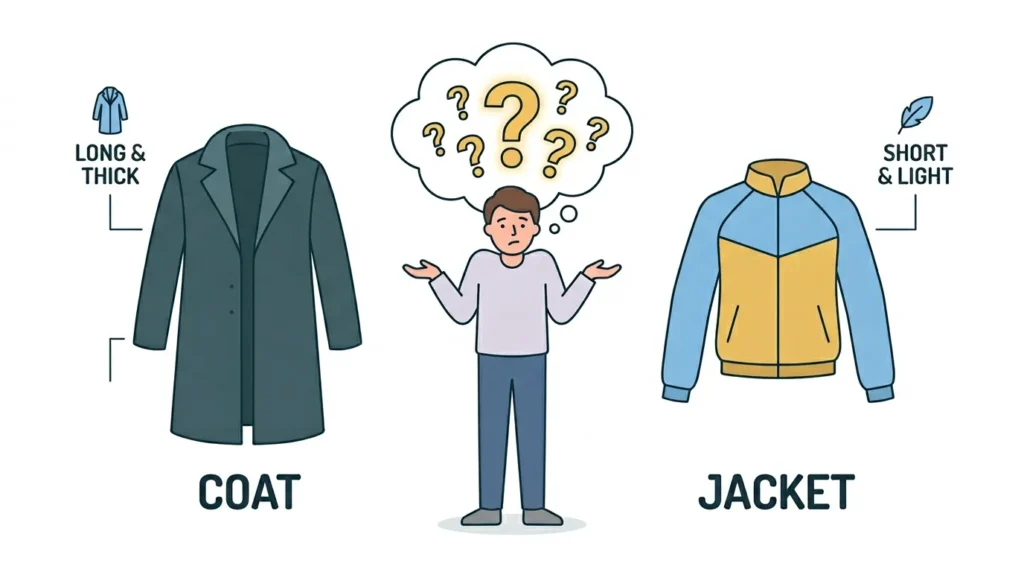 Why People Get Confused Between Coat and Jacket