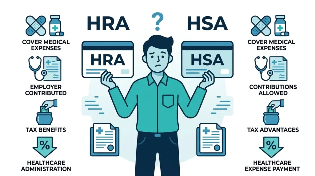 Why People Get Confused Between HRA and HSA