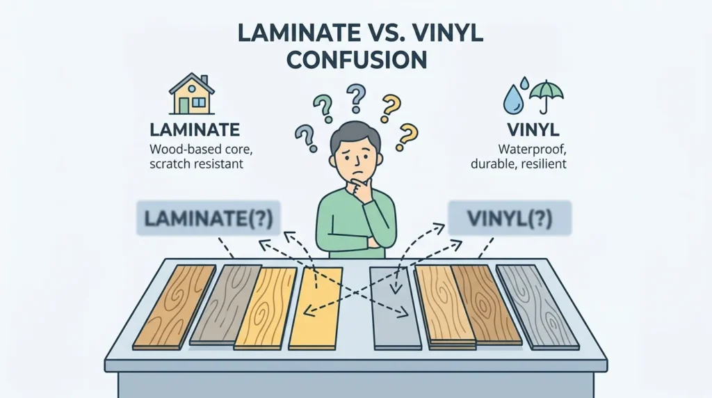 Why People Get Confused Between Laminate and Vinyl