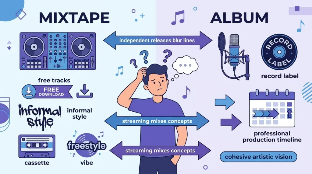 Why People Get Confused Between Mixtape and Album