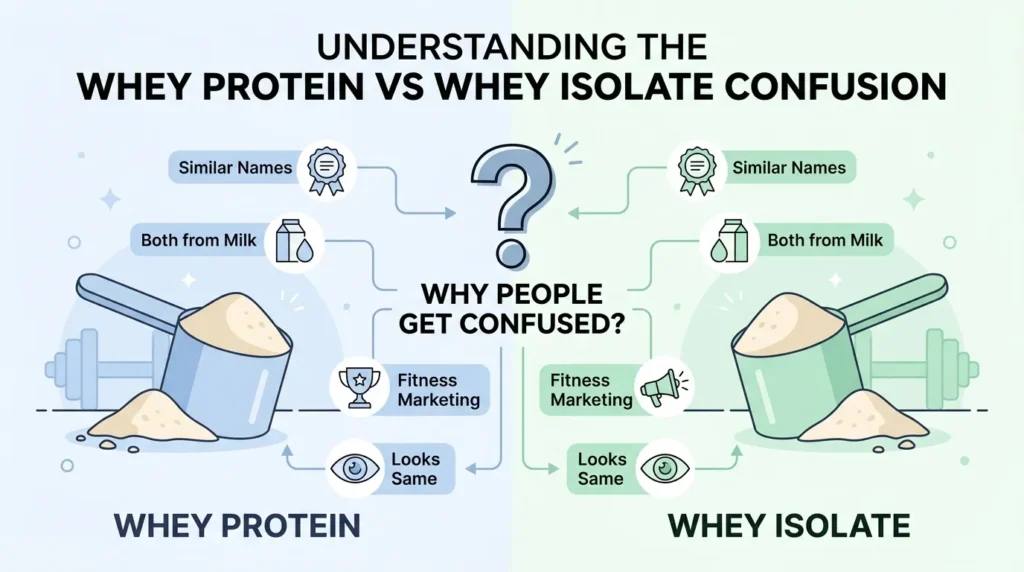 Why People Get Confused Between Whey and Isolate