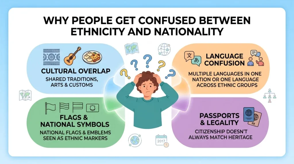 Why People Get Confused in Ethnicity and Nationality