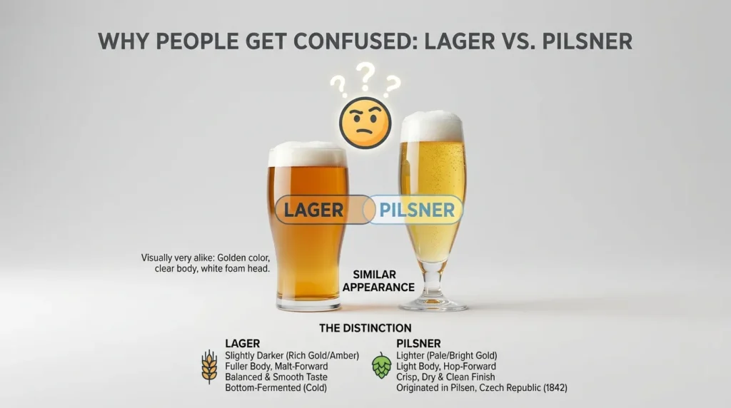 Why People Get Confused in Lager vs Pilsner