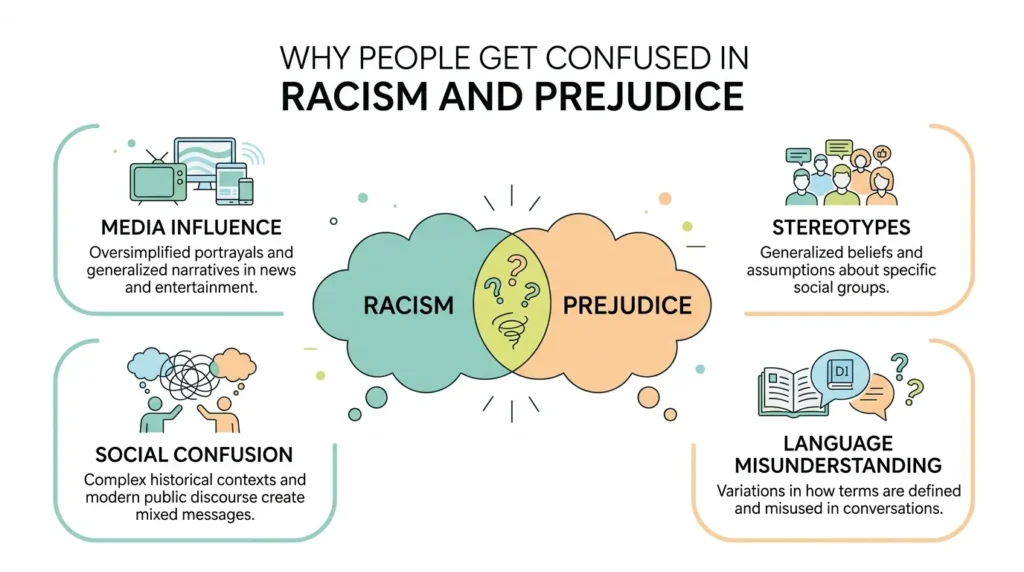 Why People Get Confused in Racism and Prejudice