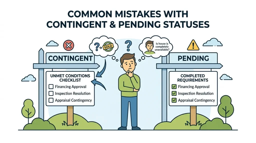 Common Mistakes with Contingent and Pending