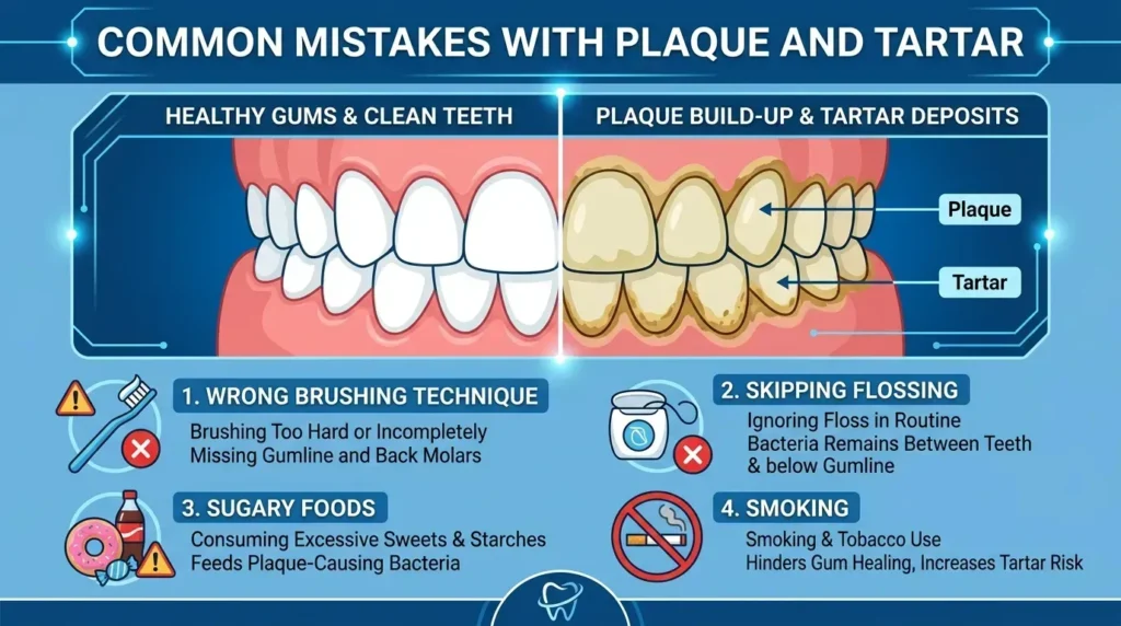Common Mistakes with Plaque and Tartar