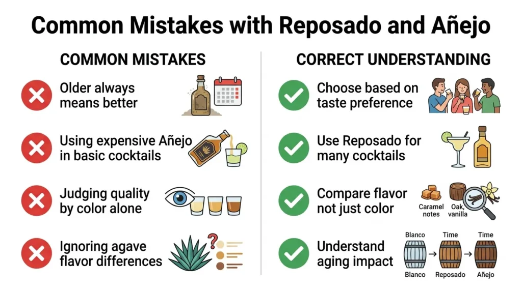 Common Mistakes with Reposado and Añejo