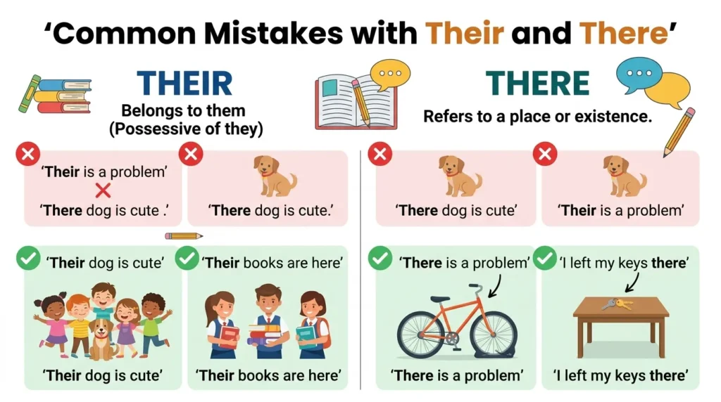 Common Mistakes with Their and There