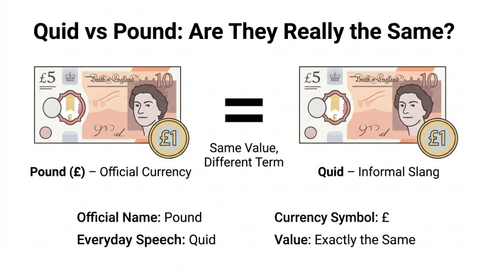 difference between quid and pound