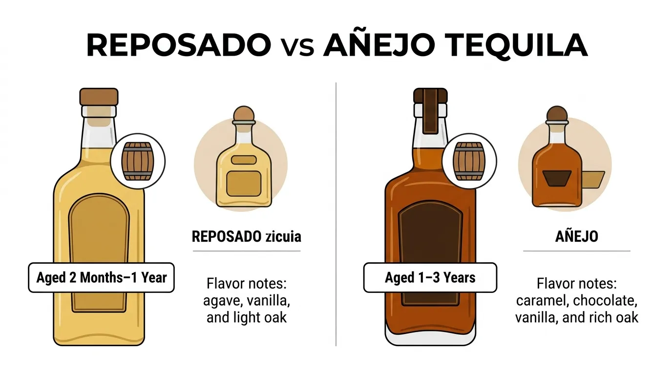 difference between reposado and anejo
