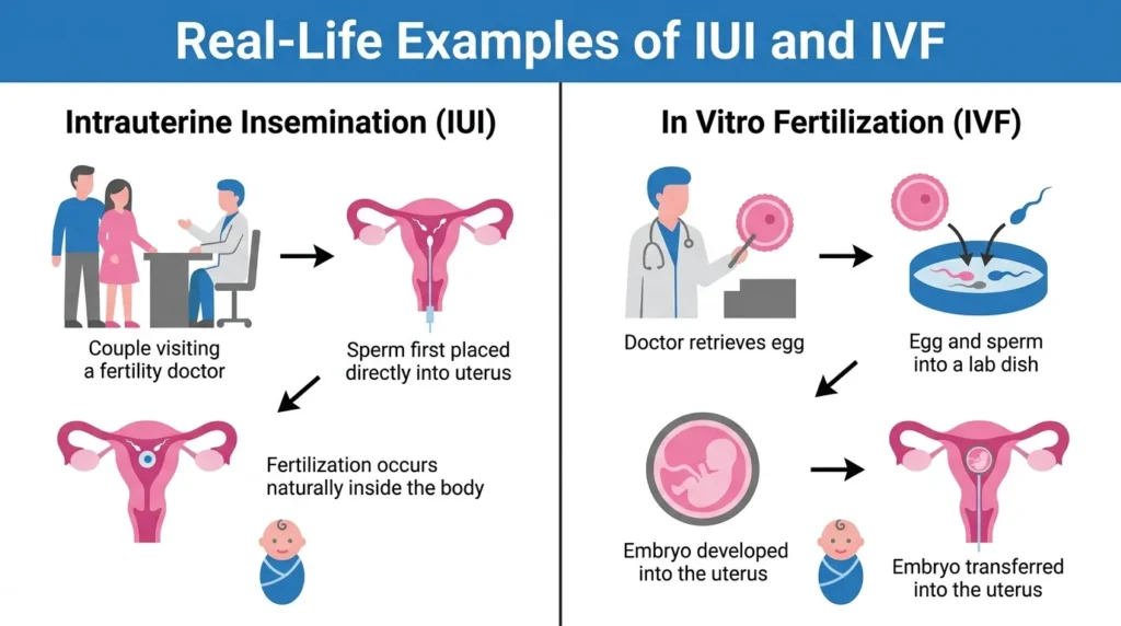 Real Life Examples of IUI and IVF