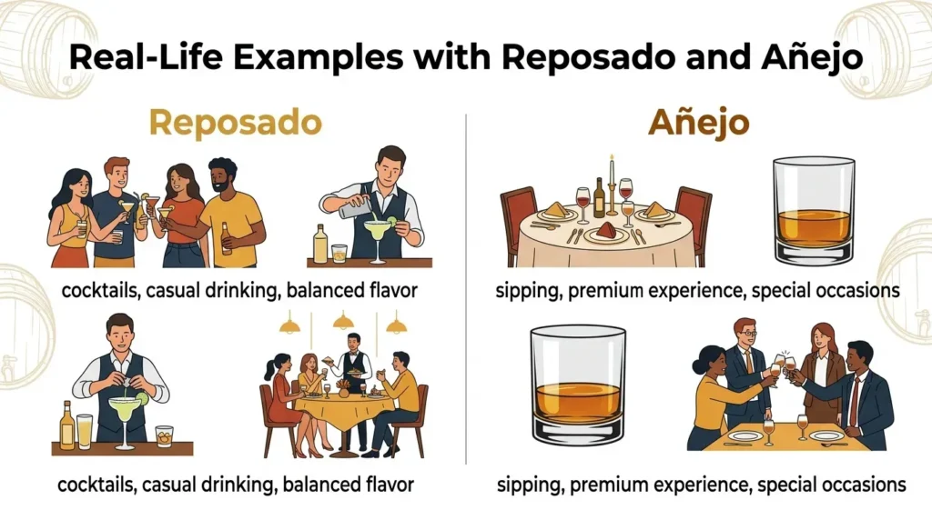 Real-Life Examples with Reposado and Añejo