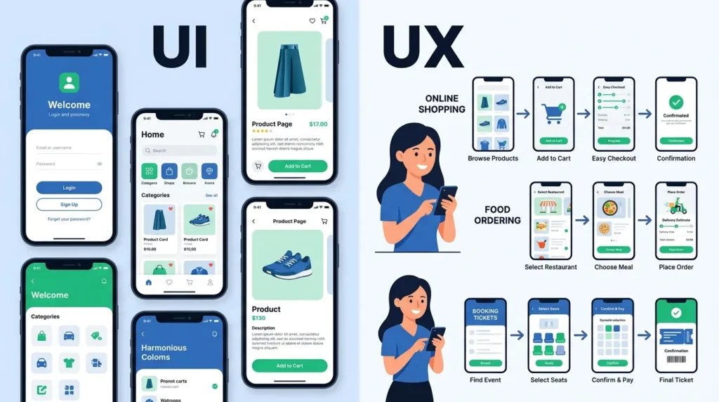Real-Life Examples with UI and UX