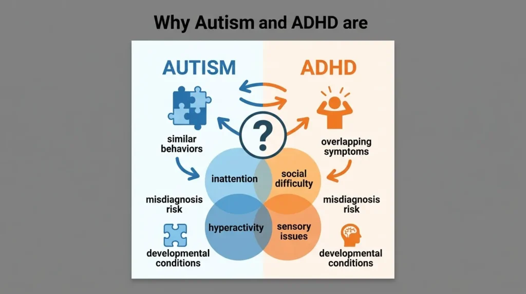 Why People Get Confused Between Autism and ADHD