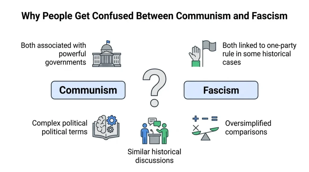 Why People Get Confused Between Communism and Fascism