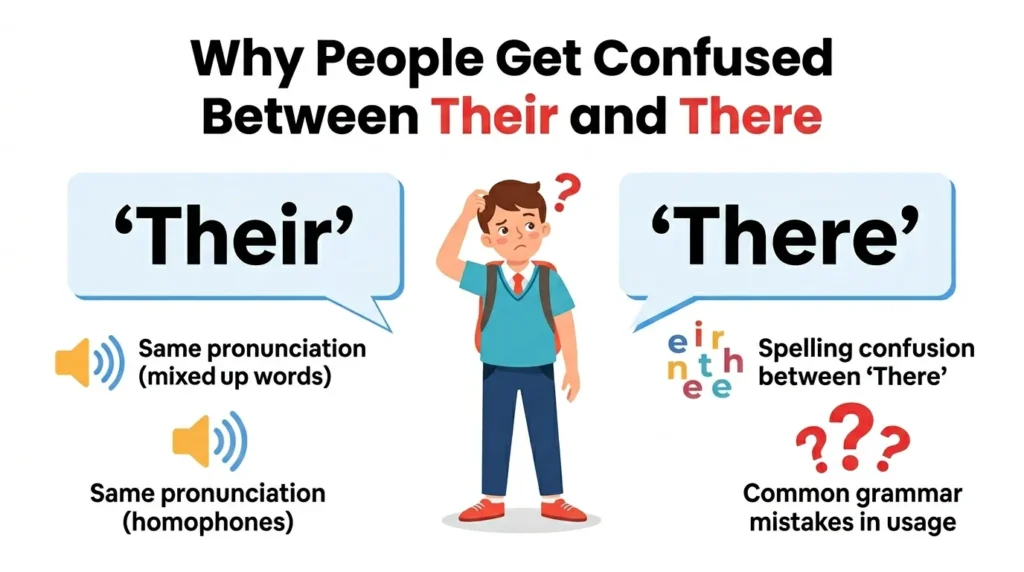 Why People Get Confused Between Their and There