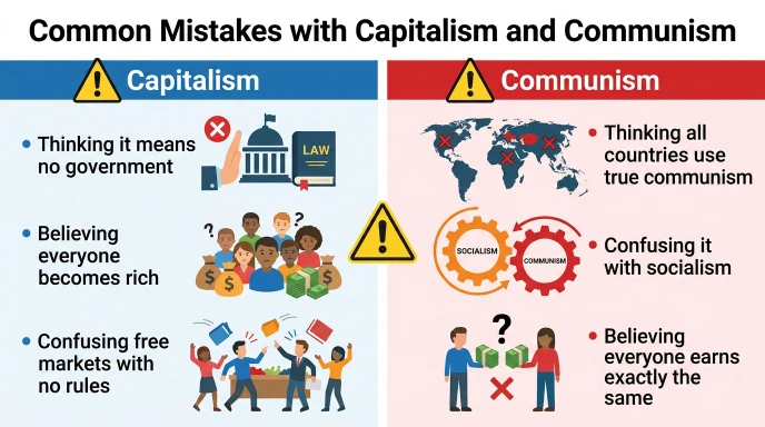 Common Mistakes with Capitalism and Communism
