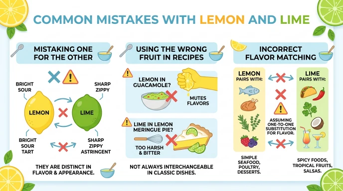 Common Mistakes with Lemon and Lime