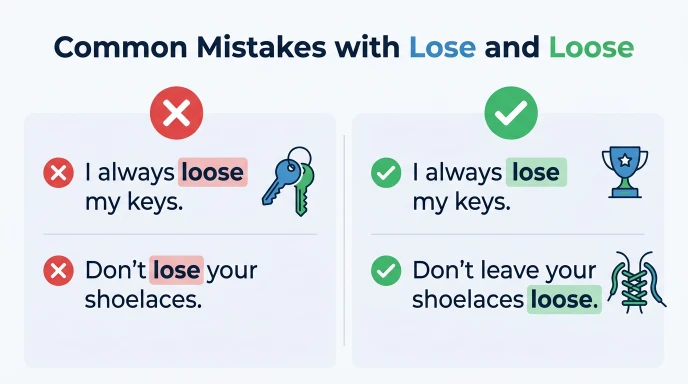 Common Mistakes with Lose and Loose