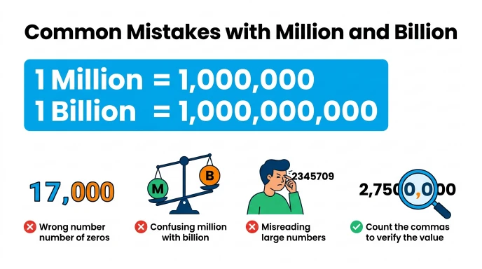 Common Mistakes with Million and Billion