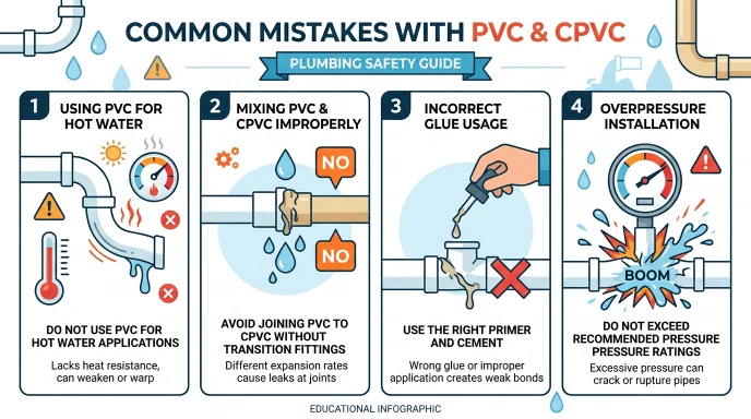 Common Mistakes with PVC and CPVC