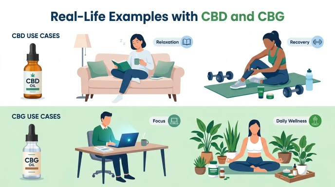 Real-Life Examples with CBD and CBG