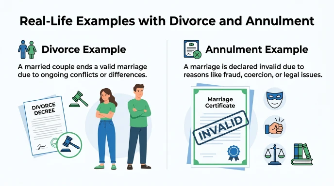 Real-Life Examples with Divorce and Annulment