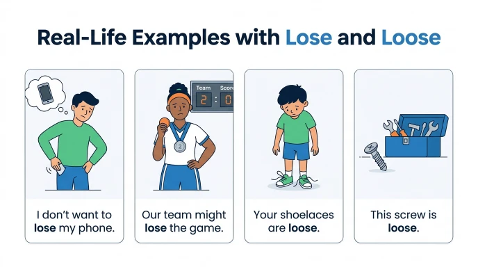 Real-Life Examples with Lose and Loose