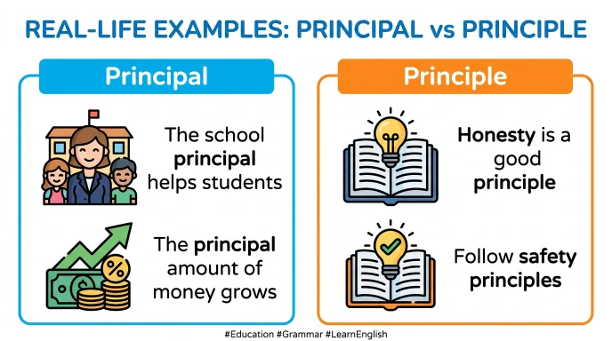 Real-Life Examples with Principal and Principle