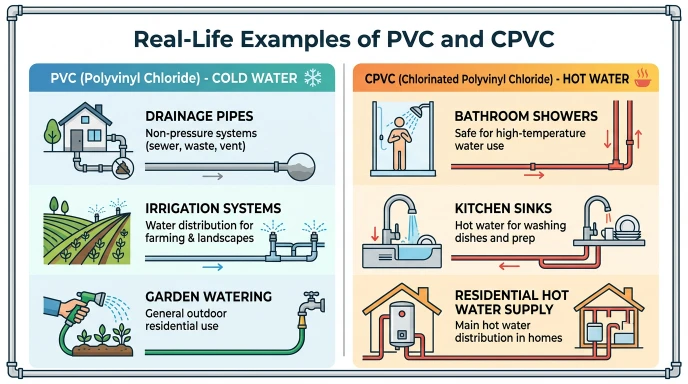 Real-Life Examples with PVC and CPVC