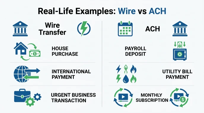 Real-Life Examples With Wire and ACH