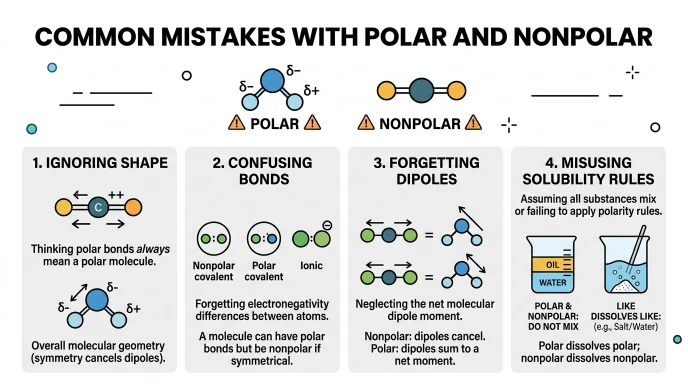 Common Mistakes With Polar and Nonpolar