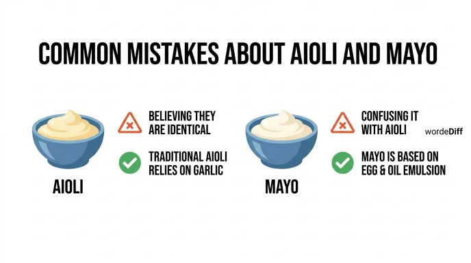 Common Mistakes About Aioli and Mayo
