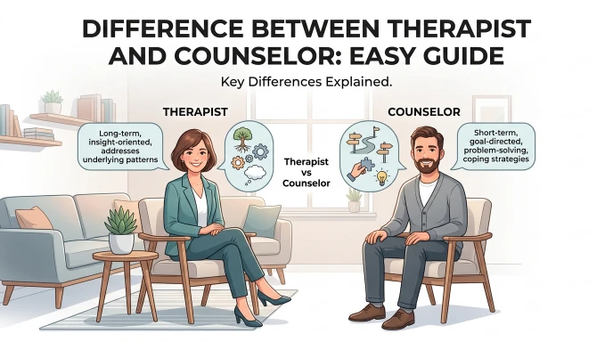 Difference Between Therapist and Counselor