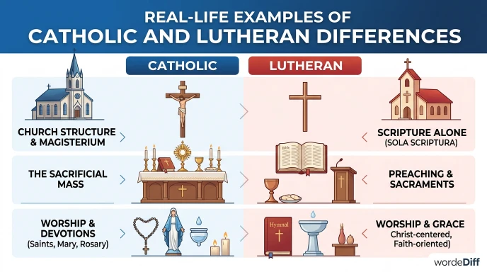 Real-Life Examples of Catholic and Lutheran Differences