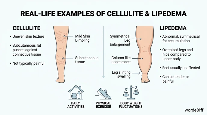 Real-Life Examples of Cellulite and Lipedema