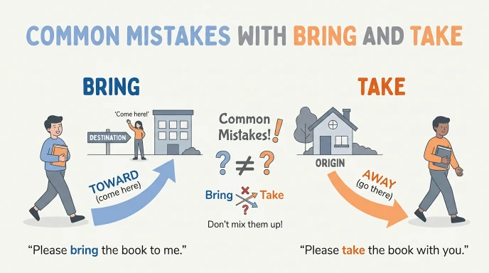Common Mistakes With Bring and TakeCommon Mistakes With Bring and Take
