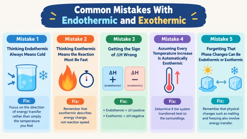 Common Mistakes With Endothermic and Exothermic