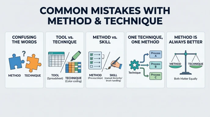 Common Mistakes With Method and Technique