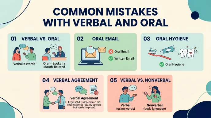 Common Mistakes With Verbal and Oral