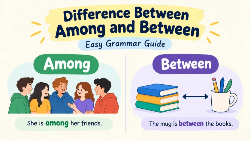 difference between among and between