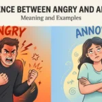 difference between angry and annoyed