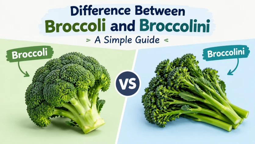 difference between broccoli and broccolini